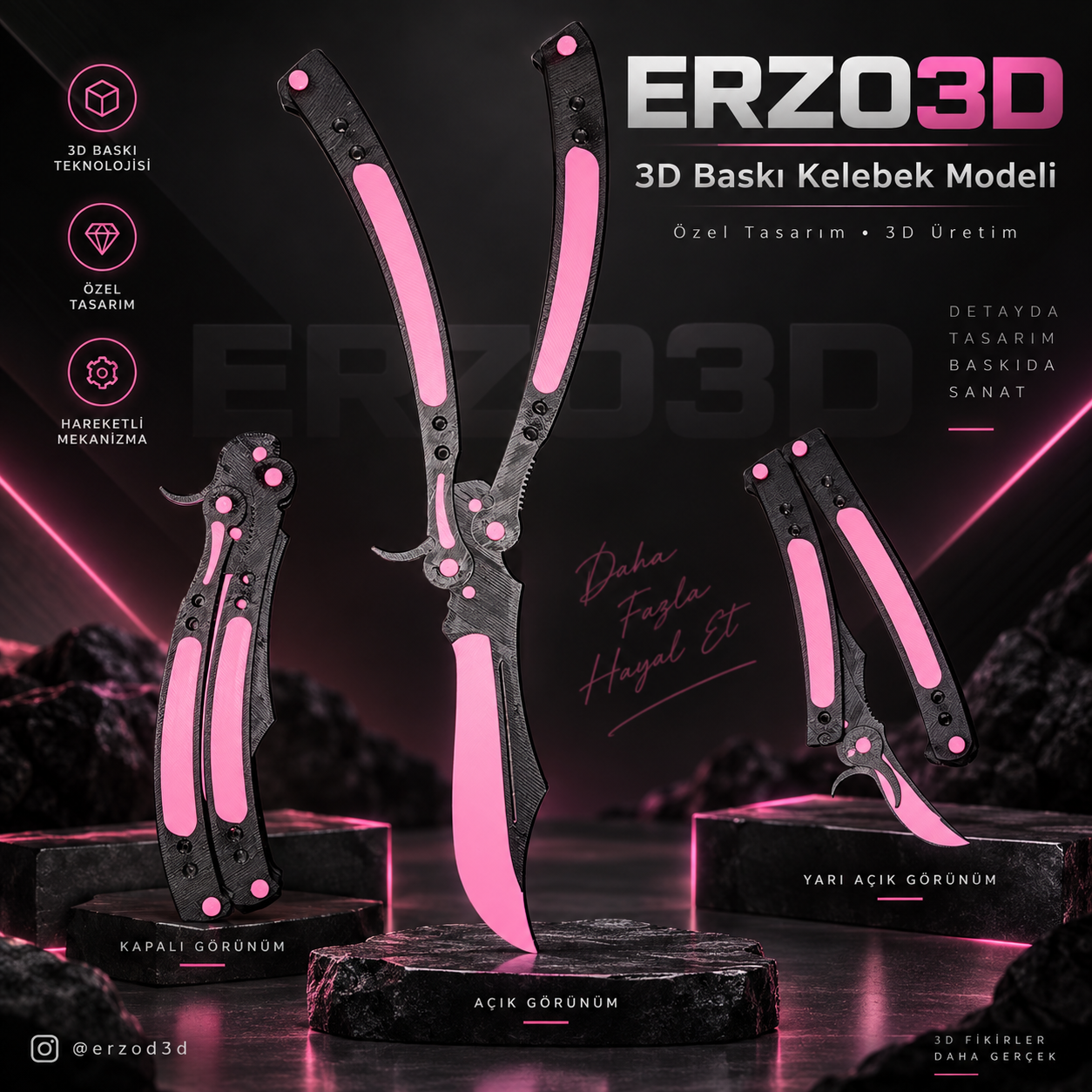 Oyuncak Kelebek Model